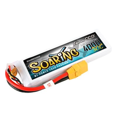 Gens ace Soaring 4000mAh 2S 7,4V 30C LiPo-batteri med XT90 – produktbild 3