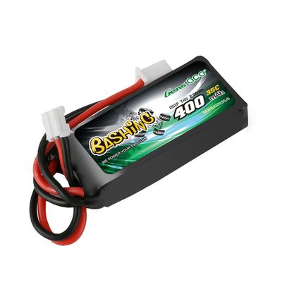 Gens ace 400mAh 2S 35C 7,4V LiPo-batteri – JST-PHR kontakt – Bashing (utan G-Tech)