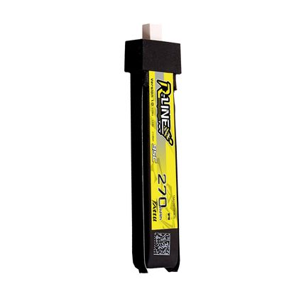 Tattu 270mAh 1S 95C 3,8V(HV) LiPo-batteri – BT 2,0 kontakt – R-Line 1,0 (5st)