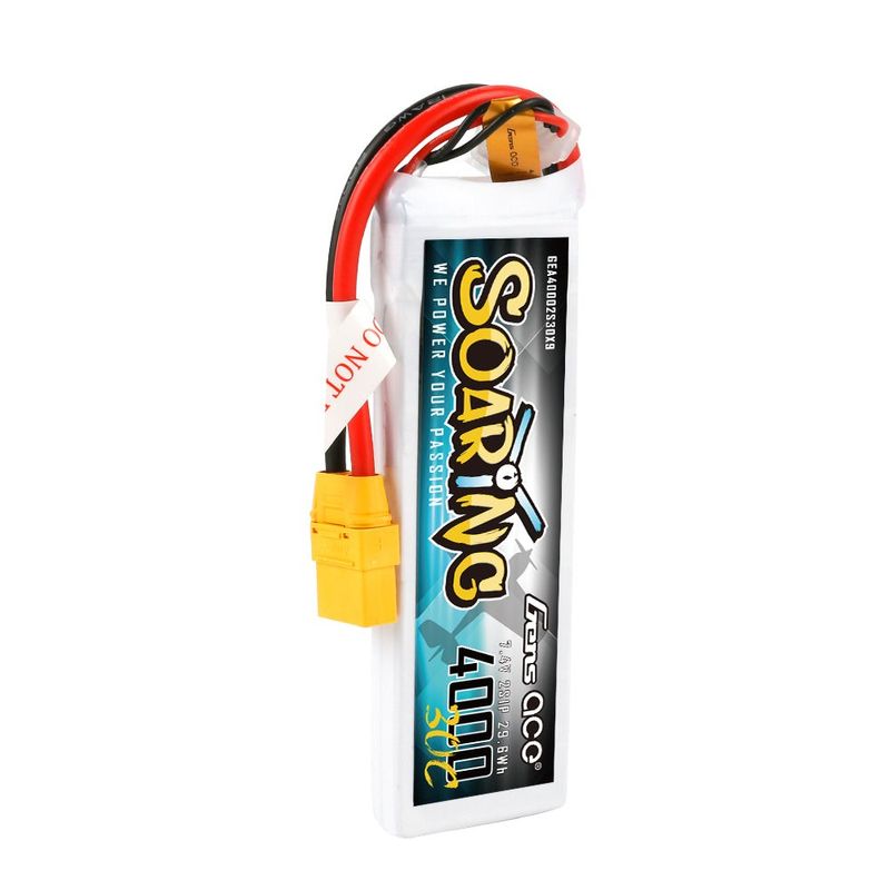 Gens ace Soaring 4000mAh 2S 7,4V 30C LiPo-batteri med XT90 – produktbild 5
