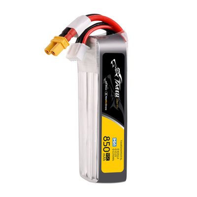 Tattu 850mAh 4S 95C 15,2V(HV) Long LiPo-batteri – XT30U-F kontakt – FPV Classic