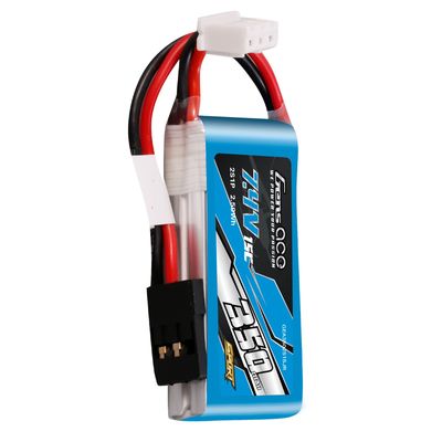 Gens ace 350mAh 2S 15C 7,4V LiPo-batteri – JR kontakt – Sport (F3K)