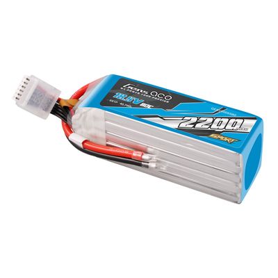 Gens ace 2200mAh 5S 80C 18,5V LiPo-batteri – utan kontakt – Sport (F5B / F2B)