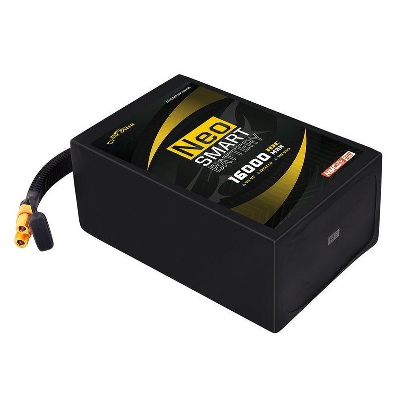 Tattu 16000mAh 12S 10C 44,4V smart LiPo-batteri – AS150U-F kontakt – Neo (Compact)