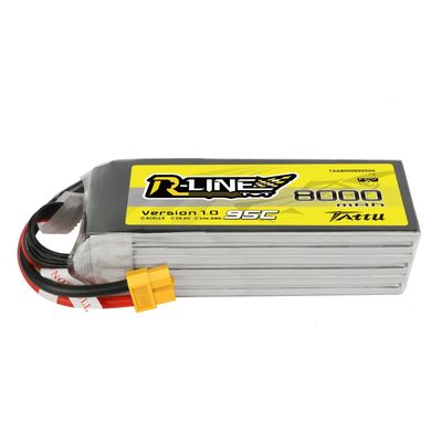 Tattu 8000mAh 8S 95C 29,6V LiPo-batteri – XT60 kontakt – R-Line 1,0
