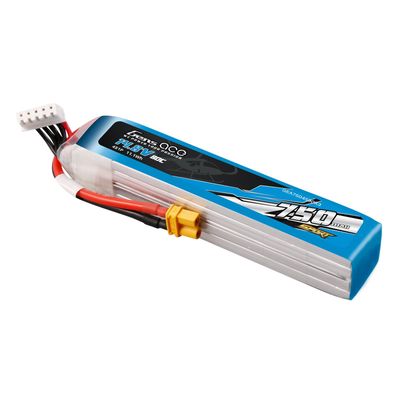 Gens ace 750mAh 4S 80C 14,8V LiPo-batteri – XT30 kontakt – Sport (F5J)