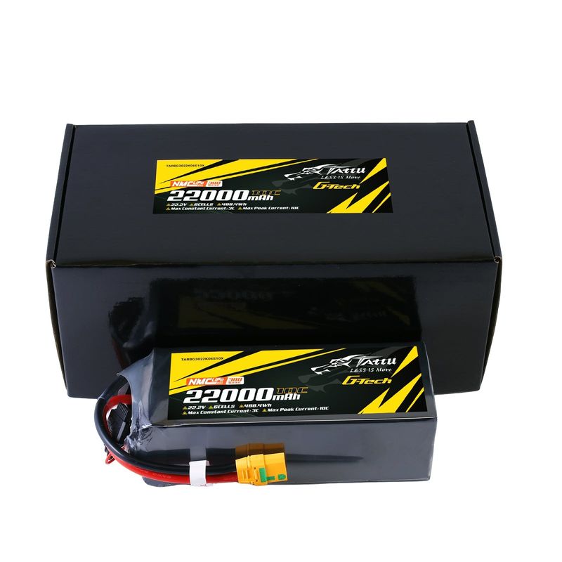 Tattu 22000mAh 6S 10C 22,2V LiPo-batteri – XT90S-F kontakt – semisolid