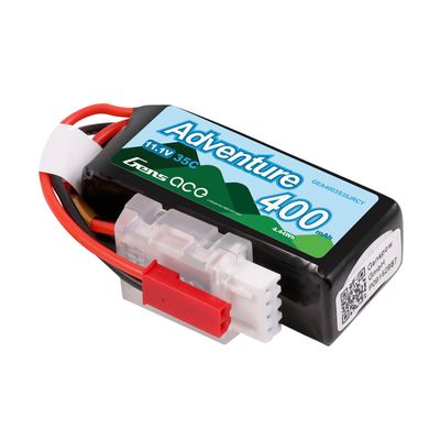Gens ace 400mAh 3S 35C 11,1V LiPo-batteri – JST-RCY kontakt – Adventure