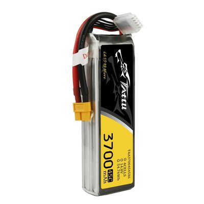Tattu 3700mAh 4S 45C 14,8V LiPo-batteri – XT60 kontakt – FPV Classic