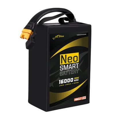 Tattu 16000mAh 12S 10C 44,4V smart LiPo-batteri – AS150U-F kontakt – Neo (Compact)