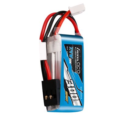 Gens ace 300mAh 2S 20C 7,4V LiPo-batteri – JR kontakt – Sport (F3K)