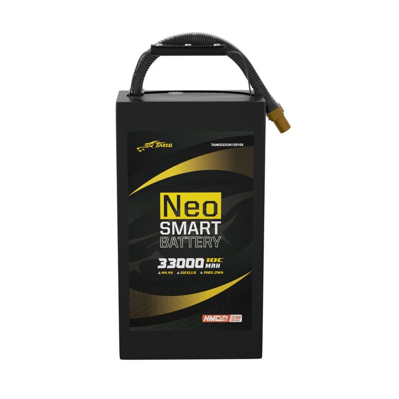 Tattu 33000mAh 12S 10C 44,4V smart LiPo-batteri – AS150U-F kontakt – Neo (Compact)