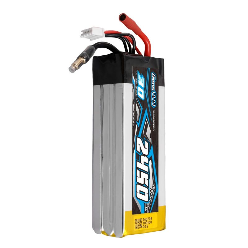 Gens ace 2450mAh 3S 30C 11,1V LiPo-batteri – 3,5mm Bullet+3,5mm Stecker – Boat