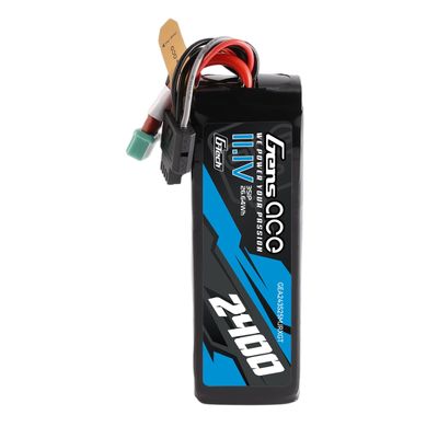Gens ace 2400mAh 3S 25C 11,1V LiPo-batteri – sändare/mottagare