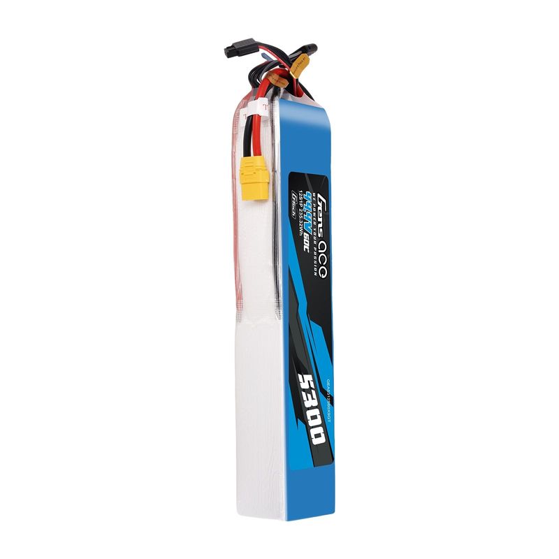 Gens ace 5300mAh 12S 60C 44,4V LiPo-batteri – XT90 kontakt – Heli