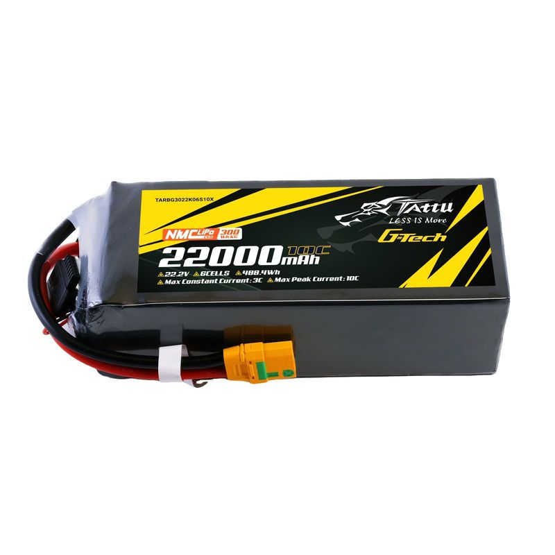 Tattu 22000mAh 6S 10C 22,2V LiPo-batteri – XT90S-F kontakt – semisolid