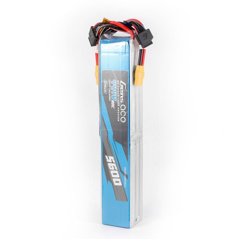 Gens ace 5600mAh 12S 80C 44,4V LiPo-batteri – XT90 kontakt – Heli