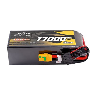 Tattu 17000mAh 6S 5C 23,7V(UHV) LiPo-batteri – XT90S-F kontakt – UAV Classic