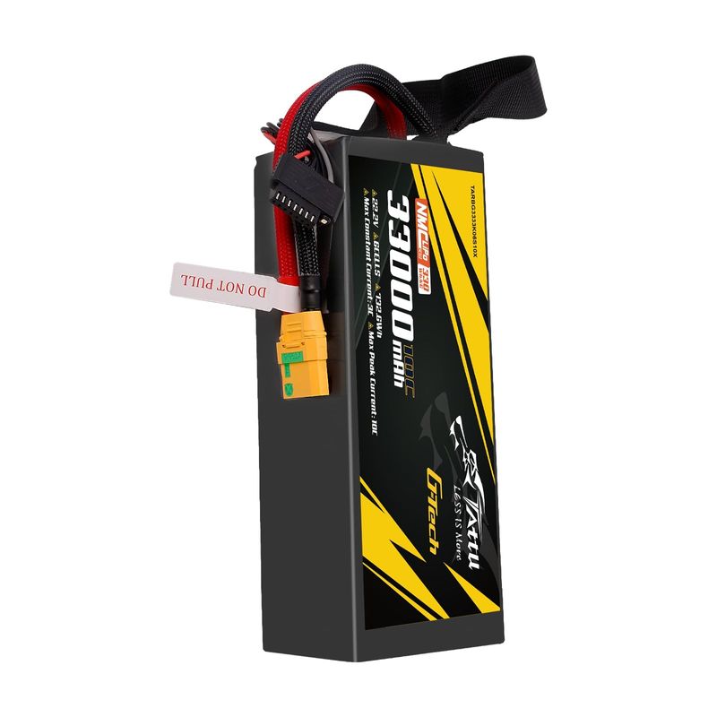 Tattu 33000mAh 6S 10C 22,2V LiPo-batteri – XT90-S kontakt – semisolid (330Wh/kg)