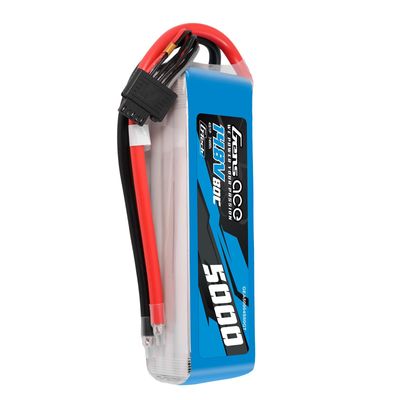 Gens ace 5000mAh 4S 80C 14,8V LiPo-batteri – utan kontakt – Ace Classic (F5B)
