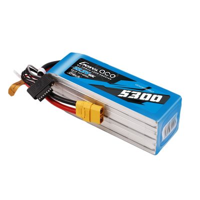 Gens ace 5300mAh 6S 60C 22,2V LiPo-batteri – XT90 kontakt – Heli