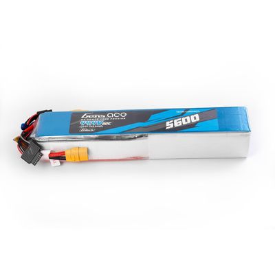 Gens ace 5600mAh 12S 80C 44,4V LiPo-batteri – XT90 kontakt – Heli