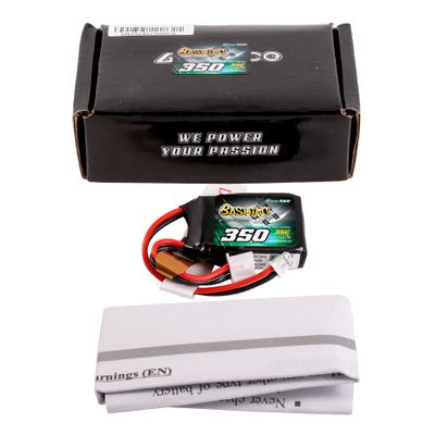 Gens ace 350mAh 2S 35C 7,4V LiPo-batteri – JST-PHR kontakt – Bashing (utan G-Tech)
