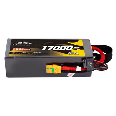 Tattu 17000mAh 6S 10C 23,7V(UHV) LiPo-batteri – XT90S-F kontakt – UAV Classic