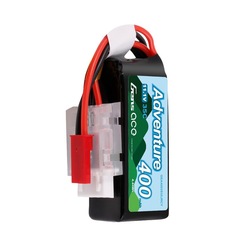 Gens ace 400mAh 3S 35C 11,1V LiPo-batteri – JST-RCY kontakt – Adventure
