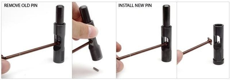 Pinnverktyg drivaxel (3mm) HUDY