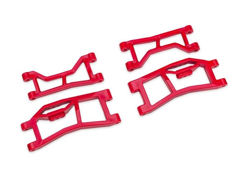 Traxxas Bärarmar Bak Set Röd Mini XRT, Mini Maxx (WideMaxx) (10727-RED)