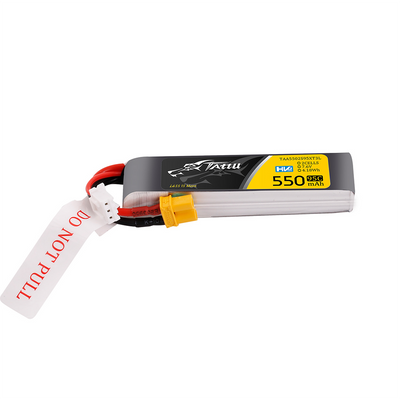 Tattu 550mAh 2S 95C 7,6V(HV) LiPo-batteri – XT30 kontakt – FPV Classic