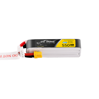 Tattu 550mAh 3S 95C 11,4V(HV) Long LiPo-batteri – XT30 kontakt – FPV Classic