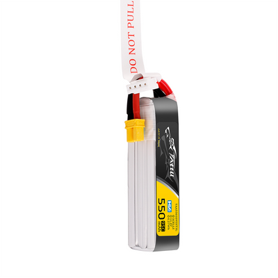 Tattu 550mAh 3S 95C 11,4V(HV) Long LiPo-batteri – XT30 kontakt – FPV Classic