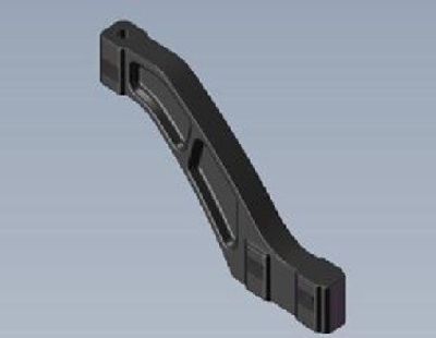 Chassis Brace. Plastic Rear. Intech BR-6/BR-6E