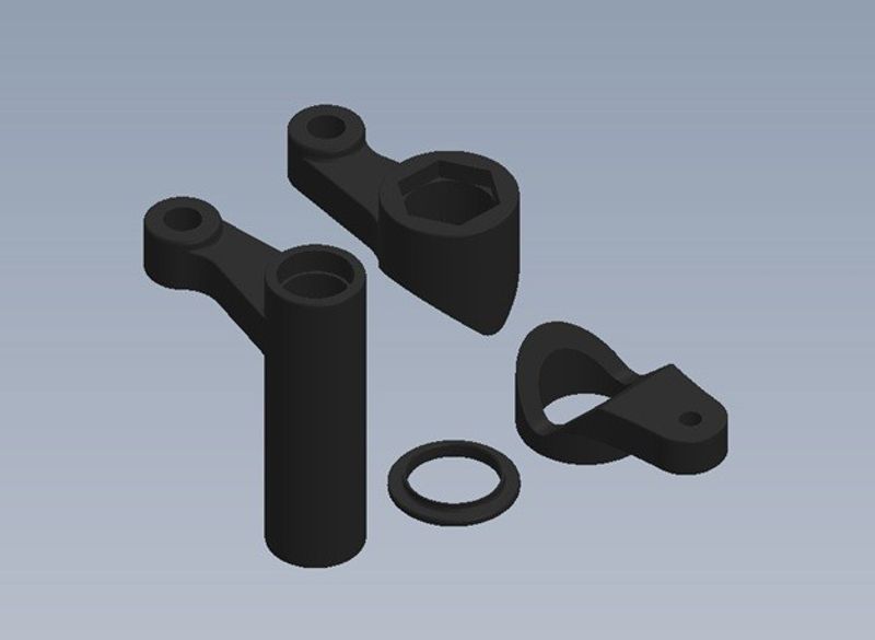Servo Saver Arm Set. Intech BR-6/BR-6E