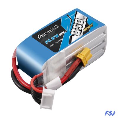 Gens ace 850mAh 4S 80C 14,8V LiPo-batteri – XT30 kontakt – Sport (F5J)