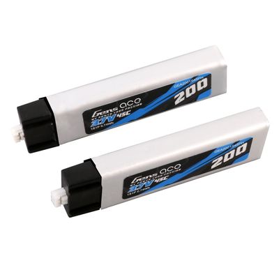 Gens ace 200mAh 1S 45C 3,7V LiPo-batteri – Heli (2st)