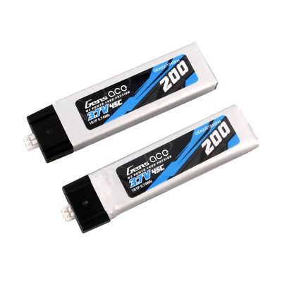 Gens ace 200mAh 1S 45C 3,7V LiPo-batteri – Heli (2st)