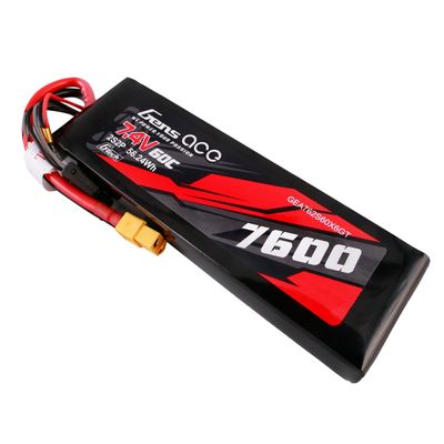 Gens ace 7600mAh 2S 60C 7,4V LiPo-batteri – XT60 kontakt – Car Classic