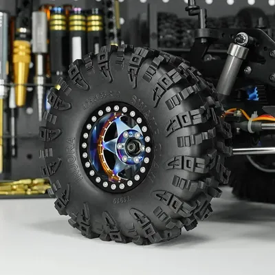 INJORA 1.9" Däck (120*42mm 4.75" OD) Swamp Claw S5 M/T Tires (T1919) (4)