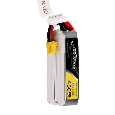 Tattu 450mAh 4S 95C 15,2V(HV) LiPo-batteri – XT30 kontakt – FPV Classic