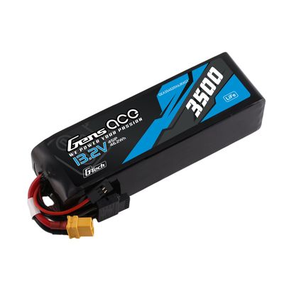 Gens ace 3500mAh 4S 20C 13,2V LiFe-batteri – XT60 kontakt – sändare/mottagare