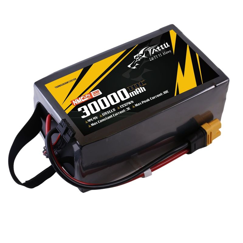 Tattu 30000mAh 12S 10C 44,4V LiPo-batteri – AS150U-F kontakt – semisolid