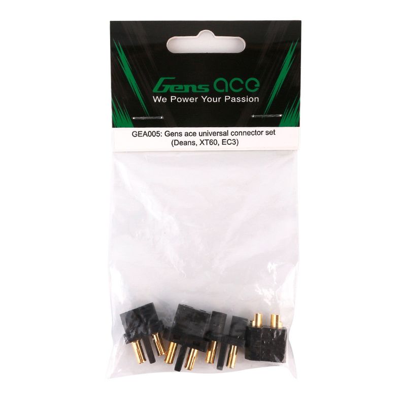 Gens ace universellt kontaktset (Deans; XT60; EC3)