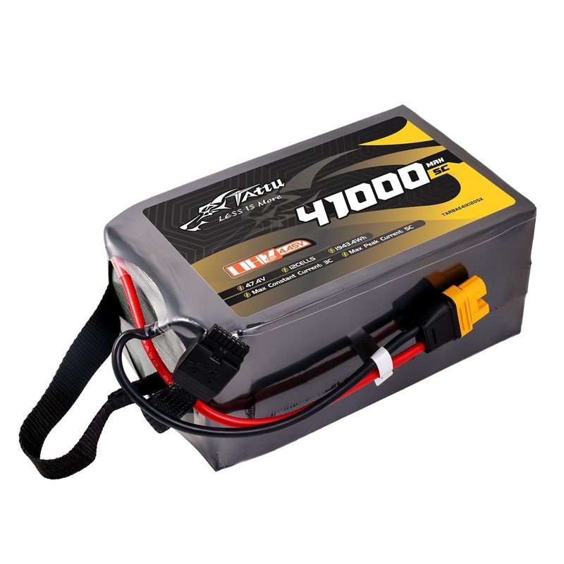 Tattu 41000mAh 12S 5C 47,4V(UHV) LiPo-batteri – AS150U-F kontakt – UAV Classic