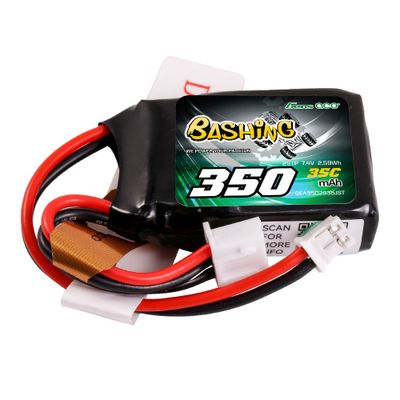 Gens ace 350mAh 2S 35C 7,4V LiPo-batteri – JST-PHR kontakt – Bashing (utan G-Tech)