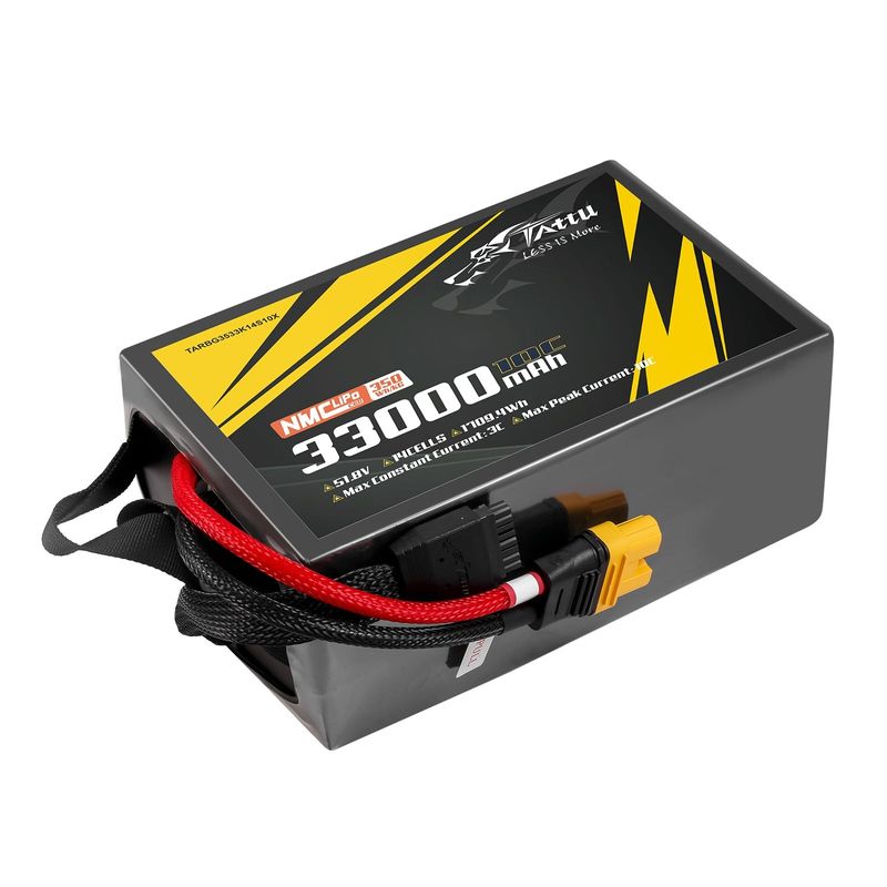 Tattu 33000mAh 14S 10C 51,8V LiPo-batteri – AS150U-F kontakt – semisolid (350Wh/kg)