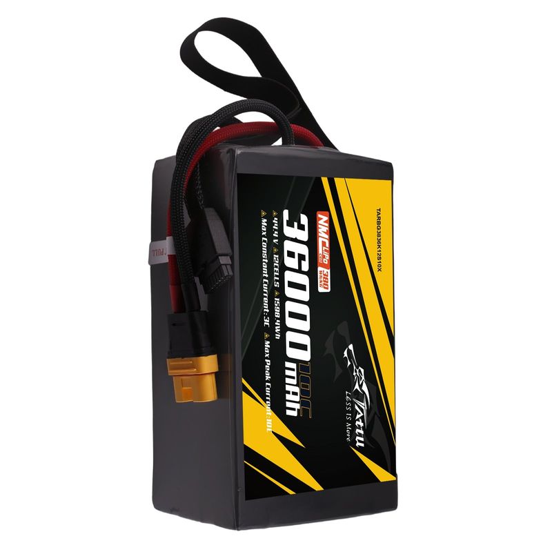 Tattu 36000mAh 12S 10C 44,4V LiPo-batteri – AS150U-F kontakt – semisolid