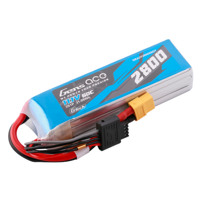 Gens ace 2800mAh 3S 60C 11,1V LiPo-batteri – XT60 kontakt – Ace Classic